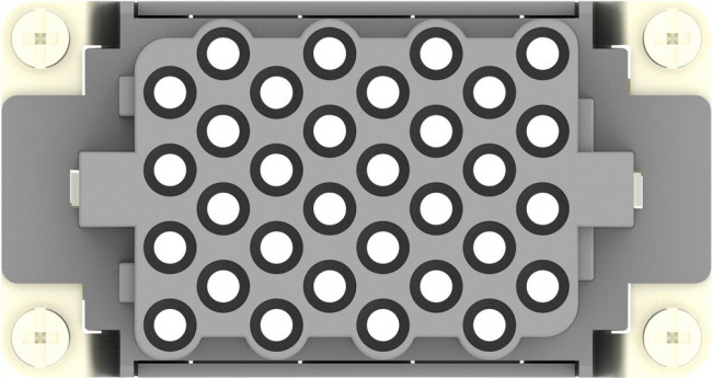 T2050462201-007, HEAVY DUTY INSERT, RCPT, 46+PE, 12AWG