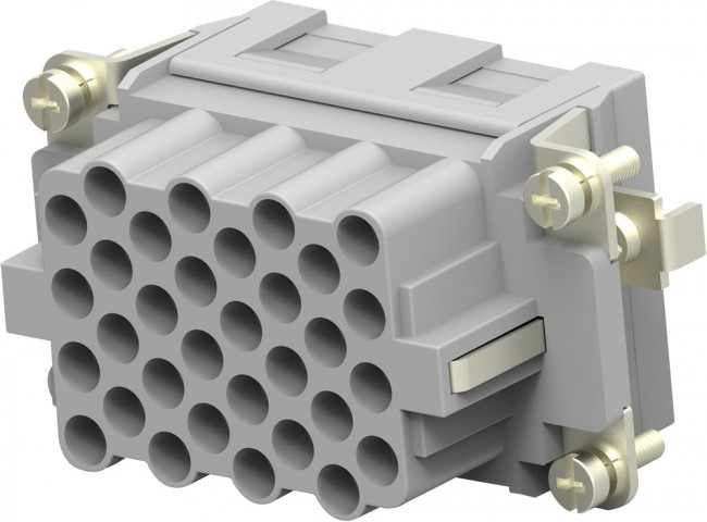 T2050462201-007, HEAVY DUTY INSERT, RCPT, 46+PE, 12AWG