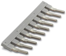 0203137, EB 10-10 Series Jumper Bar for Use with DIN Rail Terminal Blocks