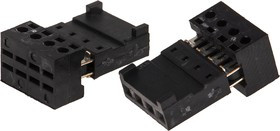 661004151923, 4-Way IDC Connector Socket for Cable Mount, 1-Row