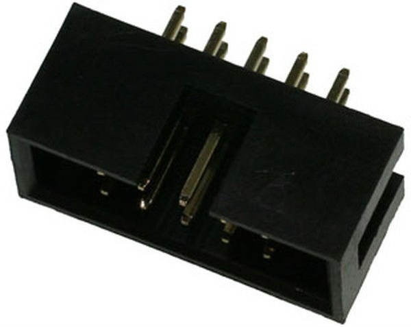 L-KLS1-202-10-S-B, Разъем IDC, вилка, на плату, прямая, 10 контактов, шаг 2.54мм L-KLS1-202-10-S-B, Разъем IDC, вилка, на плату, прямая, 10 контактов, шаг 2.54мм