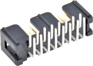 N2516-5002RB, 2500 Series Right Angle Through Hole PCB Header, 16 Contact(s), 2.54mm Pitch, 2 Row(s), Shrouded N2516-5002RB, 2500 Series Right Angle Through Hole PCB Header, 16 Contact(s), 2.54mm Pitch, 2 Row(s), Shrouded