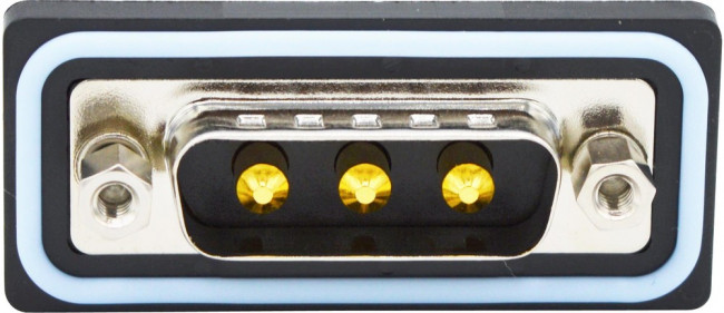 CDFR3W3113L261, D-Sub Mixed Contact Connectors 3W3 R/A solder M FL 4-40 thrd brkt 20Amp CDFR3W3113L261, D-Sub Mixed Contact Connectors 3W3 R/A solder M FL 4-40 thrd brkt 20Amp