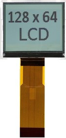 MCCOG128064D6W-FPTLW, LCD GRAPHIC DISPLAY, COG, 128X64P, FSTN