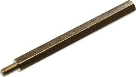 PCHSN-50, стойка для печатной платы латунная М3 шестигранная (L-KLS8-DBL-M3-E4.7-L50)