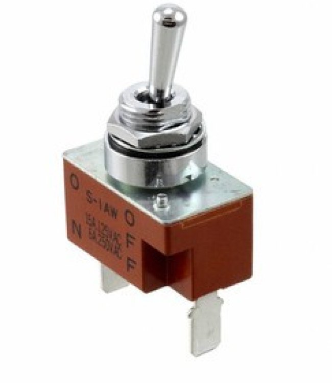 S1AWF, Toggle Switches SPST ON-OFF .250 QC SPLSHPRF BUSHING 15A S1AWF, Toggle Switches SPST ON-OFF .250 QC SPLSHPRF BUSHING 15A