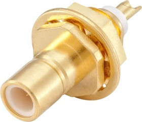 59S601-200L5, Appliance socket SMB straight, SMB, Brass, Plug, Straight, 50Ohm, Solder Terminal