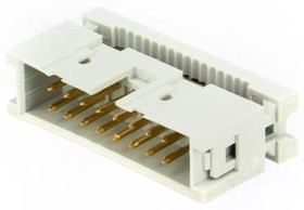 AWHP-16B, Вилка, IDC, "папа", PIN: 16, IDC, на шлейф, 1,27мм, позолота AWHP-16B, Вилка, IDC, "папа", PIN: 16, IDC, на шлейф, 1,27мм, позолота