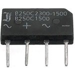 B500C1500B-DIO, Диодный мост: однофазный; Urmax: 1кВ; If: 1,5А; Ifsm: 50А; плоские
