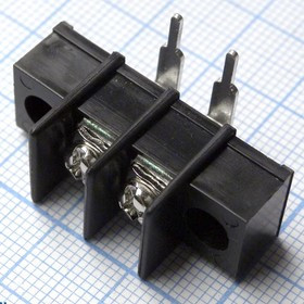 DG25R-A-02P-13-00A(H), Барьерный клеммный блок на 2 контакта. Серия DG25R-A