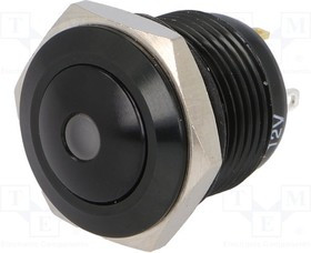 V16B-10D-12G-B, Переключатель: антивандальный, Пол: 2, SPST-NO, 2A/36ВDC, IP65