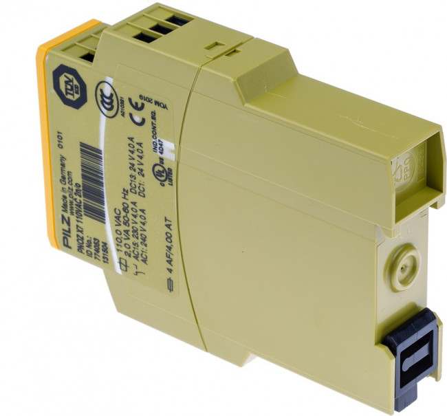 774053, Single-Channel Safety Switch/Interlock Safety Relay, 110V ac, 2 Safety Contacts
