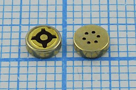 Микрофон электретный всенаправленный SMD диаметром 4мм и высотой 1.3мм, 4249 микэ 4,0x 1,3-SMD\O\2C\