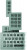 70040103, Switch Cases / Switch Covers 700 Series 4 Keys Grey