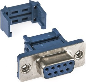 DI- 9F (DS1036-09F), Гнездо 9 pin на шлейф