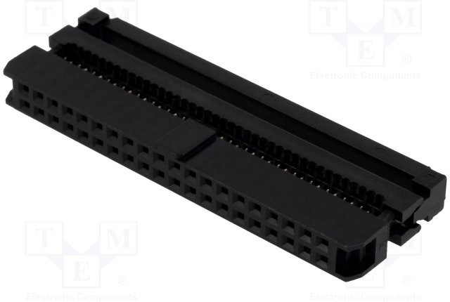 DS1017-40 MA2B (IDC2-40) (IDC2-40F), Разъем IDC "гнездо" 2мм 2x20 на шлейф