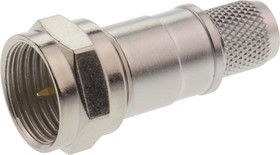 J01600A0005, F STRAIGHT PLUG, 1.0/4.6, HDTV 75 OHM, Производитель: TELEGARTNER