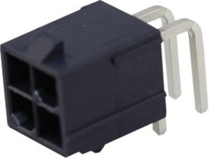172448-0004, Pin Header, Power, 4.2 мм, 2 ряд(-ов), 4 контакт(-ов), Through Hole Right Angle