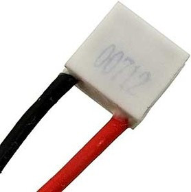 Модуль Пельтье 10x10x3 мм, напряжение 0,8 В, ток 12 А, 6,8 Вт, TEC1-00712