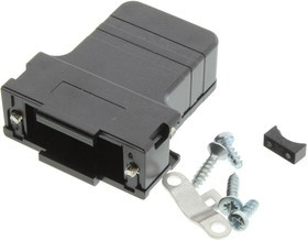 173111-0025, Корпус D Sub, 173111, DA, 180°, AБС (Акрилонитрилбу тадиенстирол), корпус из PC (поликарбонат)