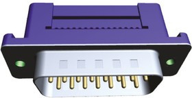 618009226221, 618 9 Way Cable Mount D-sub Connector Plug, 2.77mm Pitch