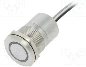 BG-MC22LOSGR, Переключатель: емкостный, Пол: 2, SPST-NO, 0,01A/12ВDC, IP68, 20мОм