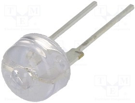 OSG5XAAC11U, LED; 10mm; green; 150000?200000mcd; 12°; Front: convex; 2.8?3.6V