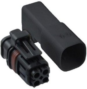 10-707003-002, Automotive Connectors 4WAY PLG BDY LOCKING COLLAR/MAIN JNT SEA