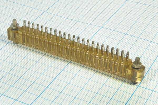 Разъем прямоугольный соединитель ГРПМШ1-61ГО2-В розетка, шаг P3.5, контакты 61HP, ГРПМШ1-61ГО2-В