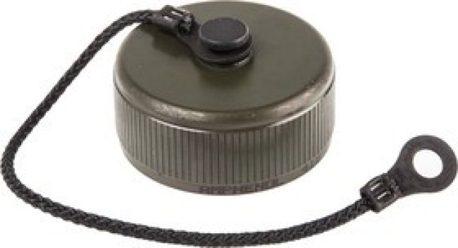 418-6033-15R0501-04, Amphenol TV MIL-DTL-38999 Socket Dust Cap, Shell Size 15, with Zinc Cobalt over Nickel Finish