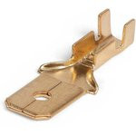 РП-П 1.0-(2.8), Разъем плоский под двойной обжим, неизолированный (папа)