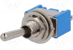 TSM103A1, Переключатель: тумблер; Пол: 3; SP3T; ON-OFF-ON; 3A/250ВAC; 20мОм