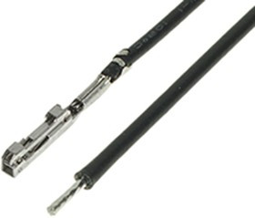 217791-1105, Rectangular Cable Assemblies SQUBA 1.8 F-S 450MM 24 AWG LEADS BK Sn