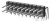 1-826634-2, AMPMODU MOD II Series Right Angle Through Hole Pin Header, 24 Contact(s), 2.54mm Pitch, 2 Row(s)