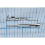 Клемма вилка, 0,6x0,6, 0,5-1,0мм2, луженая