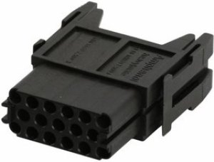 C14610B01750015, Heavy Duty Power Connectors 17 Cont SKT Module for Turned Contacts