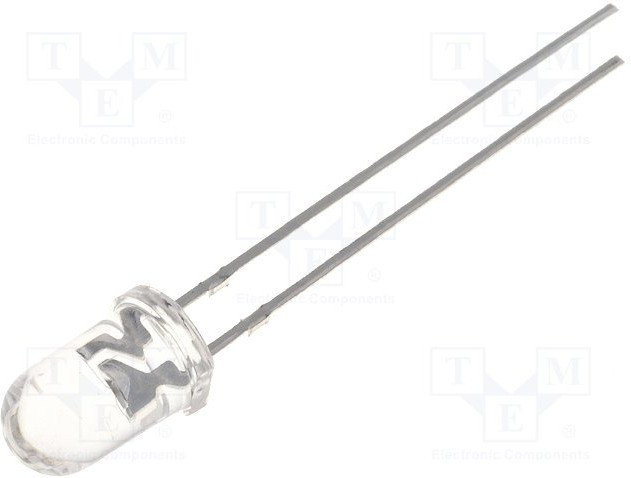 OSBG5121A-TU, LED; 5mm; sea green; 10000?14400mcd; 20°; Front: convex; 2.8?4V