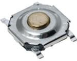 PTS525 SK15 SMTR2 LFS, IP40 Gold Button Tactile Switch, SPST 20 mA 2 (Dia.)mm Surface Mount PTS525 SK15 SMTR2 LFS, IP40 Gold Button Tactile Switch, SPST 20 mA 2 (Dia.)mm Surface Mount