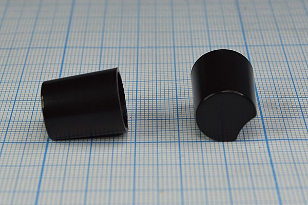 Ручка, внутренний диаметр d6,0, 18 зубцов, размер 15x17,7, пластик, черный, CP-MA15