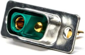 302W2CPXX41A10X, D-Sub Mixed Contact Connectors 2W2C M LOADED POWER SOLDER CUP