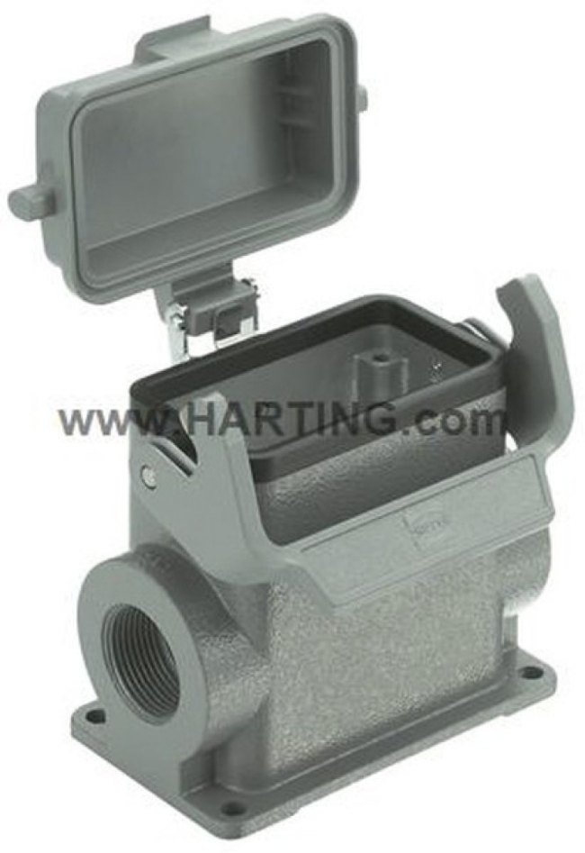 19300100296, Heavy Duty Power Connectors SURFACE MOUNTING HSG HAN 10B 2 SIDE ENTRY 19300100296, Heavy Duty Power Connectors SURFACE MOUNTING HSG HAN 10B 2 SIDE ENTRY