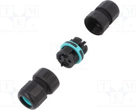 THB.391.A3A, Разъем: питания AC, зажим под винт, TH391, 7-12мм, 0,5-4мм2, 450В