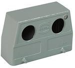 19300240666, Hood 90° 24B Shell Size Powder Die Cast Aluminum Double Lock Han®