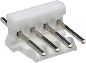 640456-4, (WF-4) MTA-100 вилка на плату 2.54мм откр.