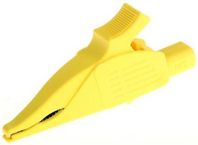 66.9575-24, Dolphin Clip, Brass, 32A, Yellow
