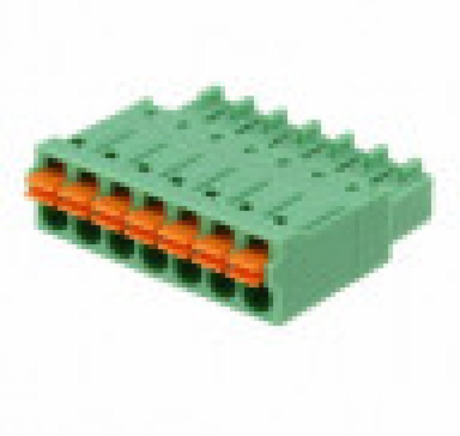 1952319, Pluggable Terminal Blocks 7 Pos 3.5mm pitch Plug 24-16AWG Spring