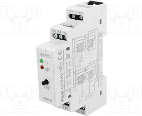 PBM-02/24V, Реле: установочное, бистабильное, NO, Uобмотки: 24ВAC, DIN, 16А
