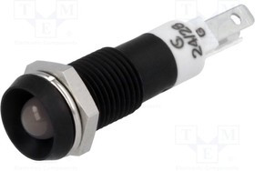 SMDE 08214, Индикаторная лампа светодиод, вогнутый, Uраб 24В AC 28В AC SMDE 08214, Индикаторная лампа светодиод, вогнутый, Uраб 24В AC 28В AC