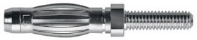 FK 1199 Ni, Male Banana Plug, 4 mm Connector, 32A, 33 V ac, 70V dc, Nickel Plating