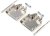 8655MH1512LF, Amphenol FCI 8655MH Series Die Cast Zinc D Sub Backshell, 15 Way, Strain Relief 8655MH1512LF, Amphenol FCI 8655MH Series Die Cast Zinc D Sub Backshell, 15 Way, Strain Relief